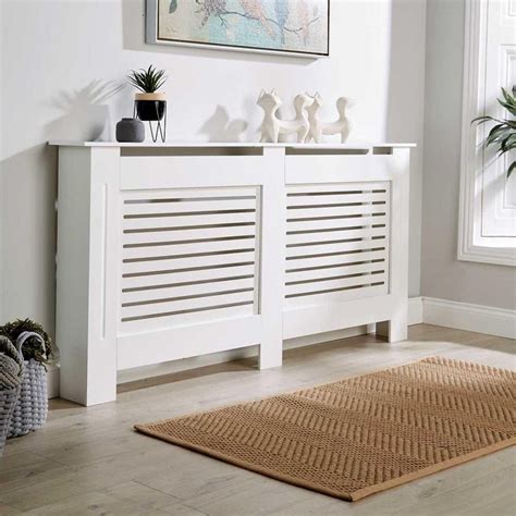 York Extra Large White Radiator Cover - Big Furniture Warehouse