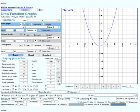 Graficador De Funciones - SEO POSITIVO