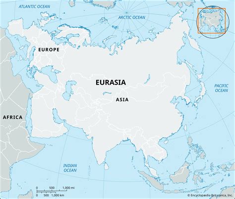 Continent Of Asia Border