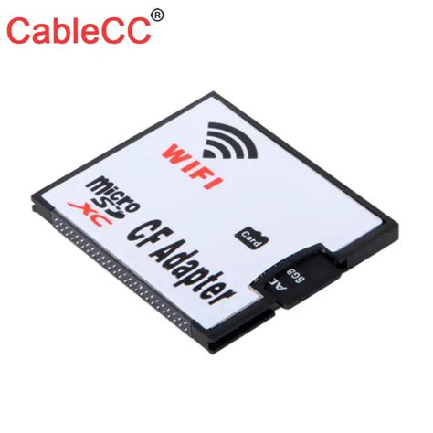 Cablecc WIFI Adapter Memory Card TF Micro SD to CF Compact Flash Card Kit for Digital Camera-in ...