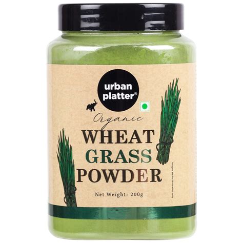 Urban Platter Organic Wheatgrass Powder, 200g (Immunity boosting and Naturally detoxifying ...