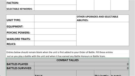 Printable WH40k Crusade Cards 1 | Tabletop Campaign Repository