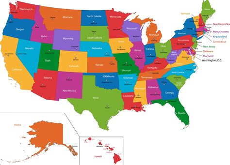 Usa Map With States