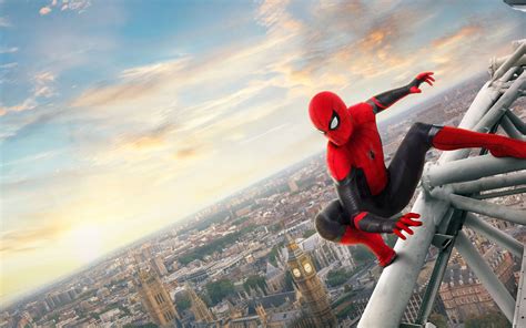 5k spider man far from home MacBook Air Wallpaper Download | AllMacWallpaper