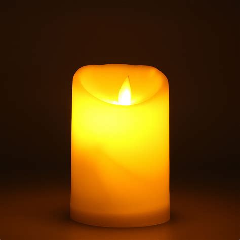 Romantic Electronic LED Flameless Flickering Simulation Candle Night Light 11.5*7.5cm | Alexnld.com