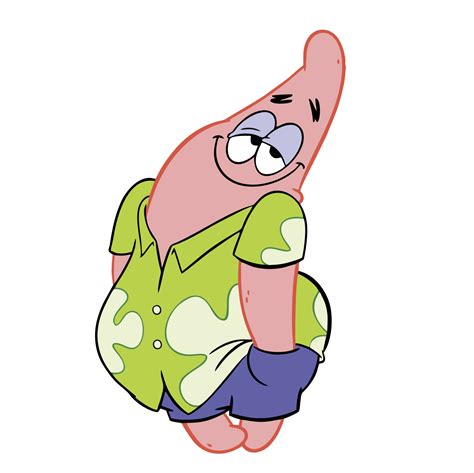 patrick star in spongebob squarepants 22726498 Vector Art at Vecteezy