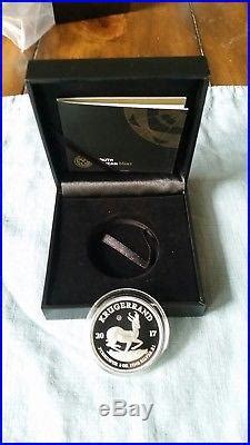 2017 silver PROOF Krugerrand. 15,000 Mintage. All Original Mint Packaging | South Africa Silver