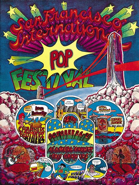 20 Classic Vintage Psychedelic Rock Posters from the 60s