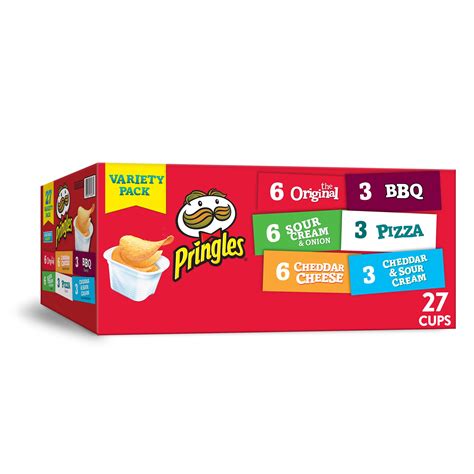 Pringles, Snack Stacks Potato Crisps Chips, Flavored Variety Pack, 19.5 Oz - Walmart.com ...