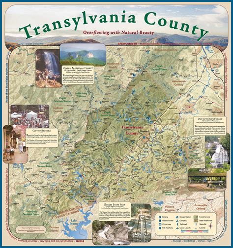 Transylvania County Tourism Development Map - stony fork north carolina • mappery