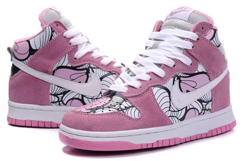 Nike High Tops For Women: INSA Nike Shoes High Women Nike Dunks Pink