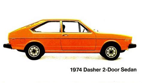 Sell 1974 VOLKSWAGEN DASHER 2-DOOR SEDAN BROCHURE -VW DASHER 2-DOOR ...