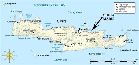 Map Of Crete Resorts