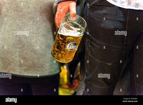 Beer mug with Oktoberfest beer, Munich Stock Photo - Alamy