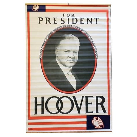 Herbert Hoover for President Campaign Banner