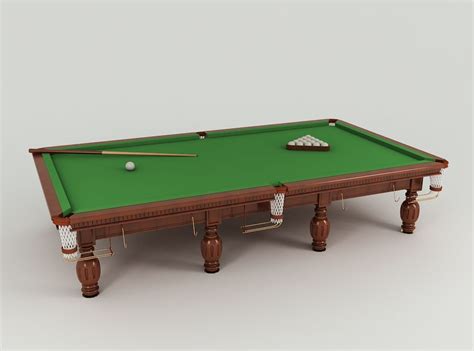 Pool Table Free 3D Model - .3ds .max .sldprt - Free3D