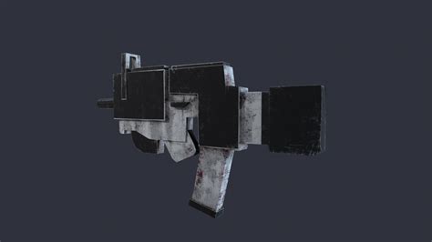 ArtStation - Low-Poly-Rifle | Game Assets