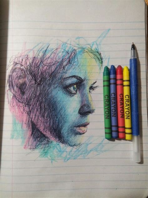 Fancy art supplies. - Imgur Crayon Drawings, Cool Drawings, Fancy Art ...