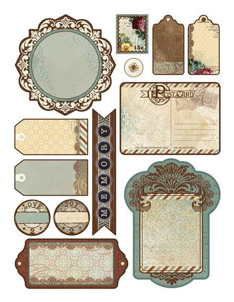 Pin on Tags and Stickers | Vintage scrapbook, Scrapbook stickers printable, Scrapbook designs