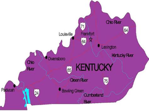 Map of Kentucky