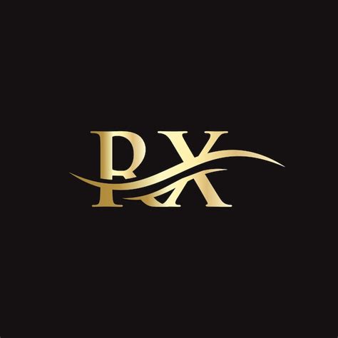 Premium Vector | Initial rx letter linked logo vector template swoosh letter rx logo design rx ...