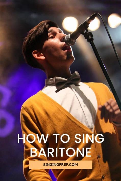 How to Sing Baritone Better [5 Easy Steps]