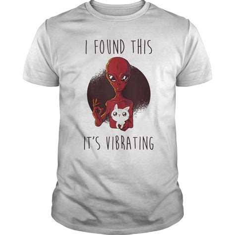 I Found This It's Vibrating Funny Cat T Shirts - ShirtsMango Office