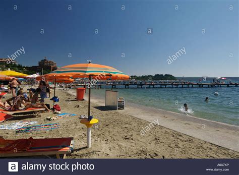 Beach Portoroz Slovenia Stock Photo: 11662317 - Alamy