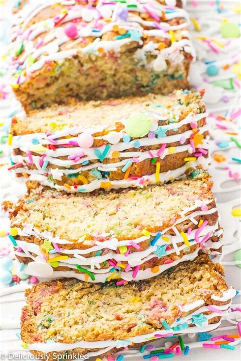 Unicorn Banana Bread – Deliciously Sprinkled