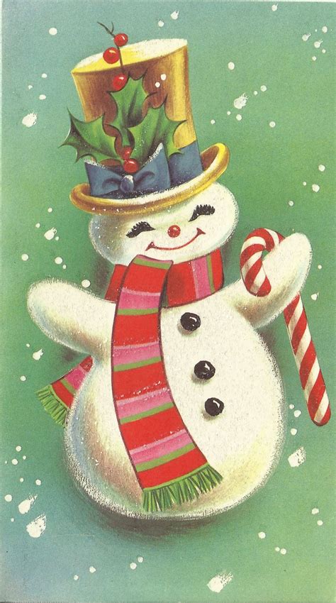 Printable Christmas Cards Snowman