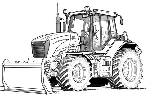 John Deere Tractors Coloring Pages