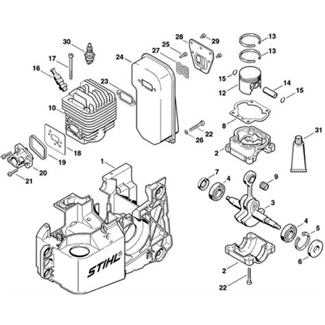 Stihl String Trimmer Parts Diagram