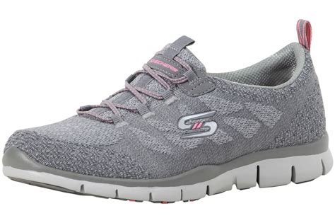 Skechers Women's Gratis Sleek & Chic Gray Memory Foam Sneakers Shoes Sz: 7.5 | eBay