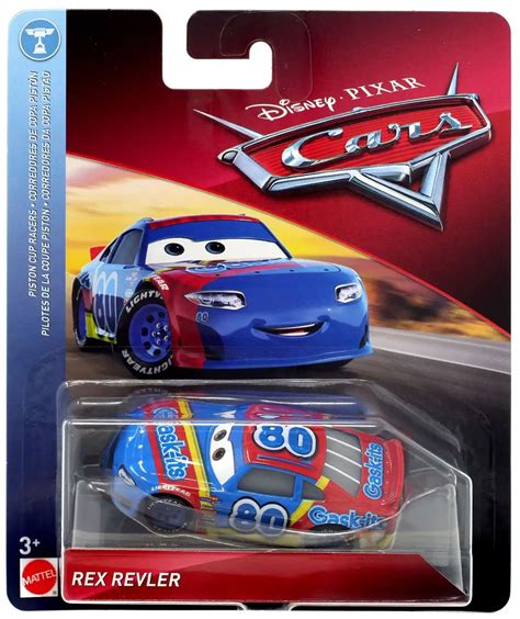 Disney Pixar Cars Cars 3 Piston Cup Racers Rex Revler 155 Diecast Car Mattel Toys - ToyWiz