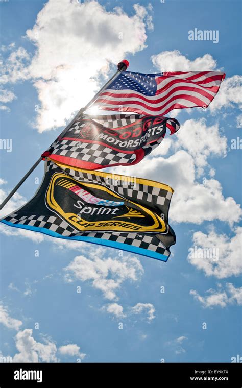 Nascar flags hi-res stock photography and images - Alamy