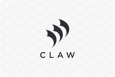 Abstract minimalist claw logo icon | Branding & Logo Templates ~ Creative Market