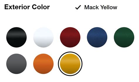 Mack Trucks Paint Codes & Color Charts