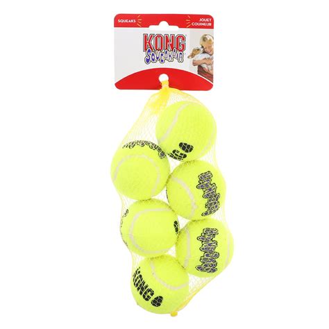 KONG® AirDog® Tennis Ball Set Squeaker Dog Toy - 6 Pack