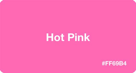 Hot Pink with HEX Code