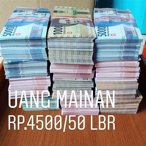 Uang Mainan 50 lembar | Shopee Indonesia