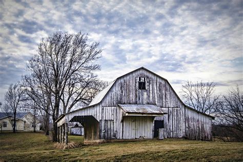 Rustic White Barn Photograph by Cricket Hackmann