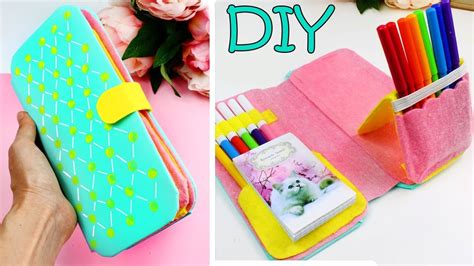 DIY ORGANIZER & PENCILS CASE TUTORIAL BEAUTY