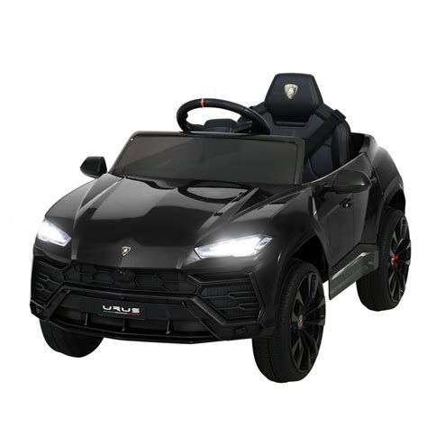 Buy 12V Electric Kids Ride On Toy Car Licensed Lamborghini URUS Remote Control Black & Pay Later ...