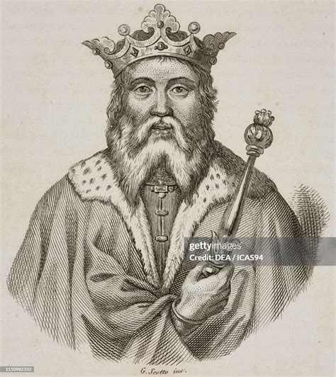 Portrait of Alaric I , King of the Visigoths, engraving and drawing... News Photo - Getty Images