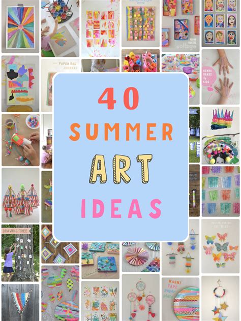 40 Summer Art Ideas for Kids - ARTBAR