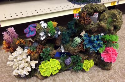 Large Artificial Coral Reef Aquarium Decorations - Aquarium Views