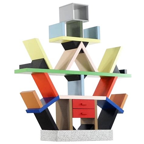 Ettore Sottsass Carlton Shelf, 1981, by Memphis Italy, Room Divider at 1stdibs