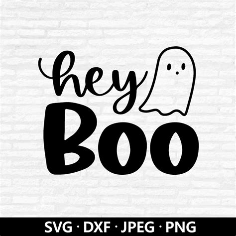 Hey Boo Svg Halloween Svg Ghost Svg Trick or Treat Svg - Etsy