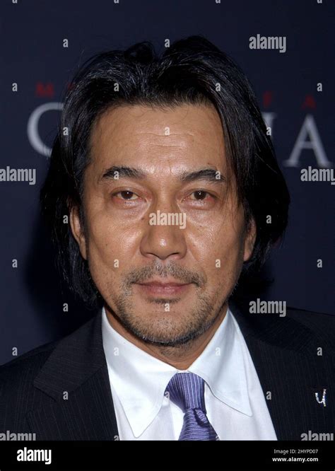 Koji Yakusho attends the Memoirs of a Geisha' Los Angeles Premiere. Picture: UK Press Stock ...