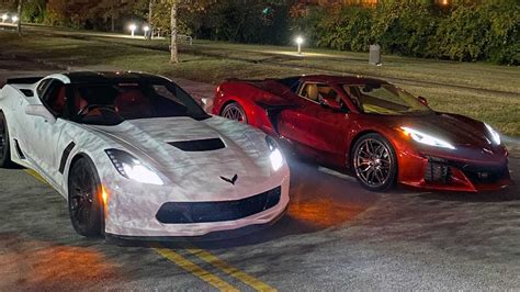 2023 Chevy Corvette Z06 Compared Side-By-Side With C7 Z06 On Video